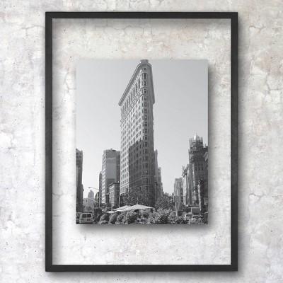 11" x 15" Float Thin Metal Gallery Frame Black - Project 62™