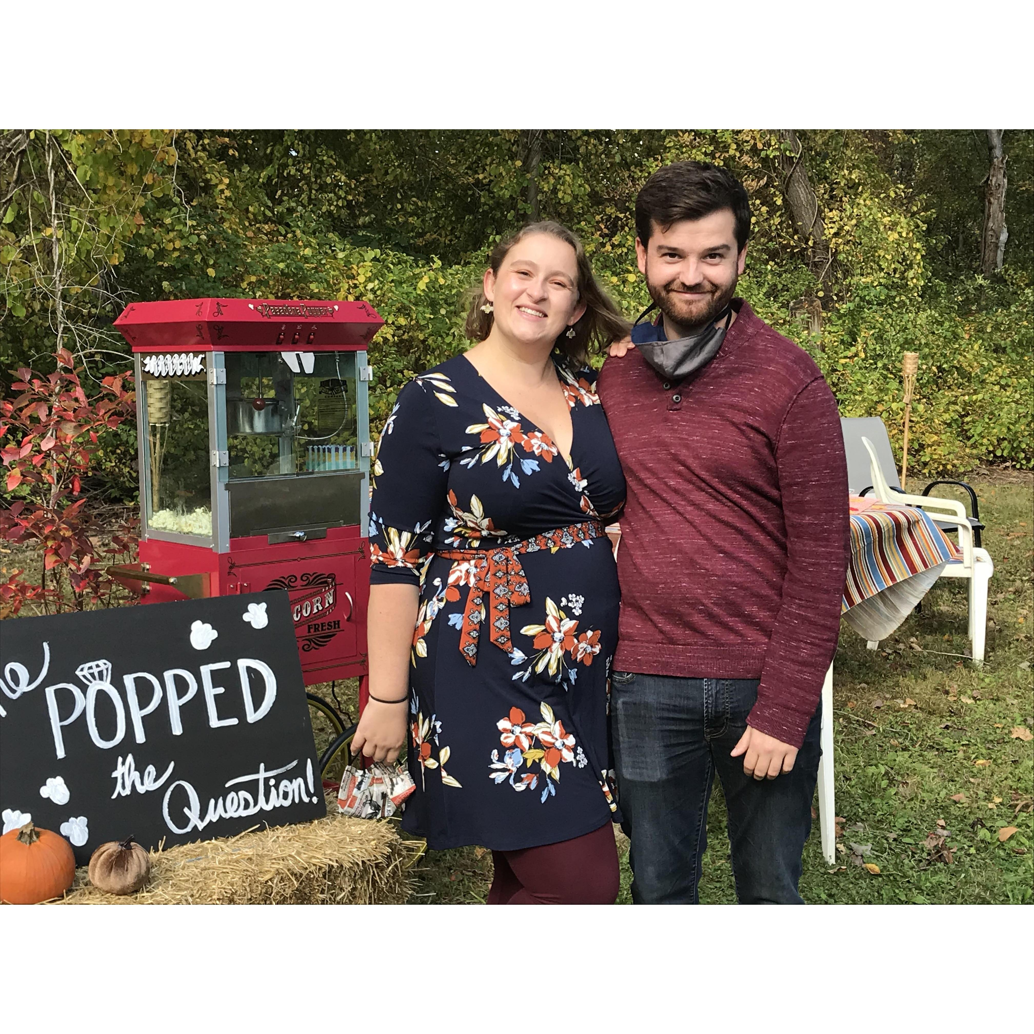 Engagement Party, October 3, 2020. Yarmouth, Maine.