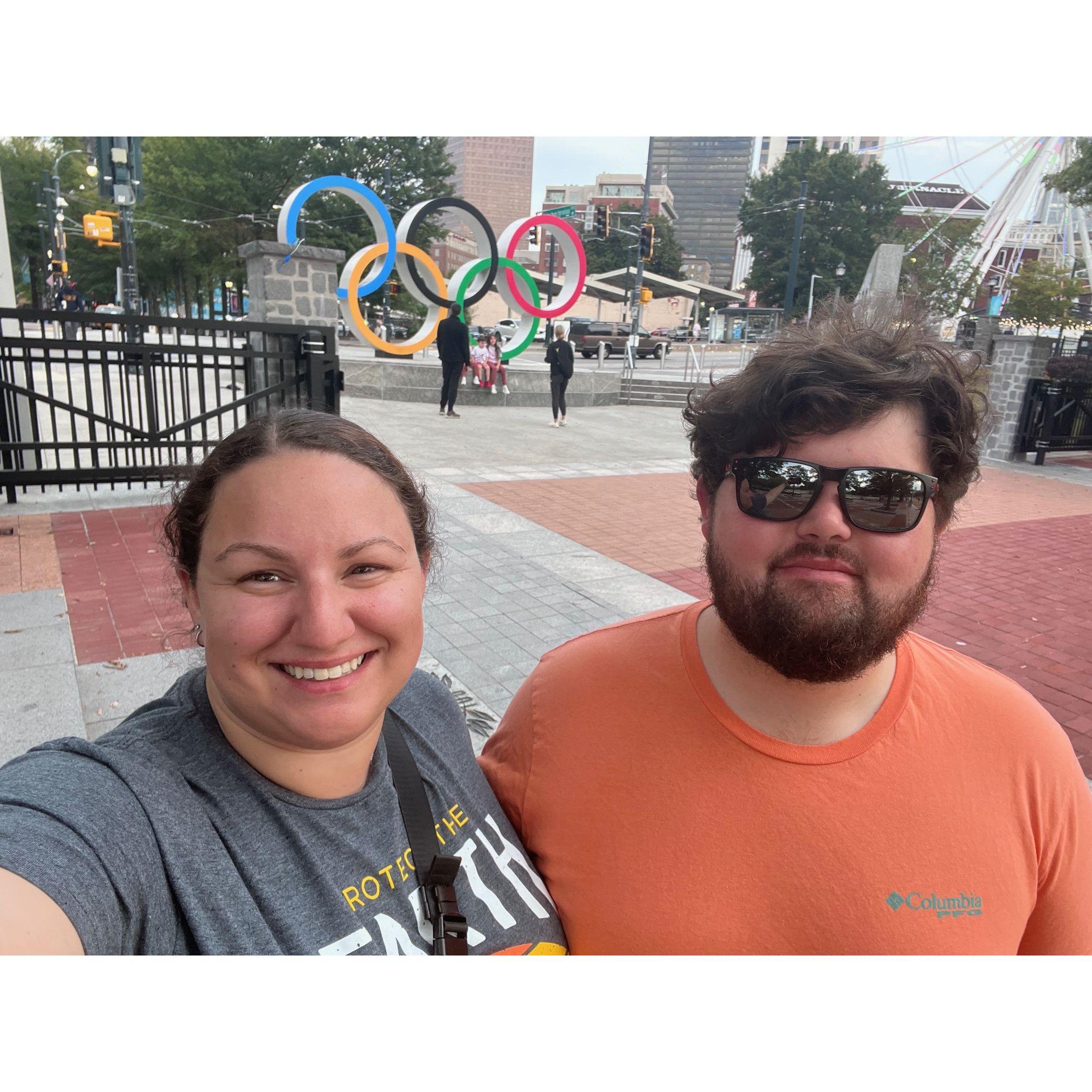 Touring the Olympic Park in Atlanta Georgia. October 2023