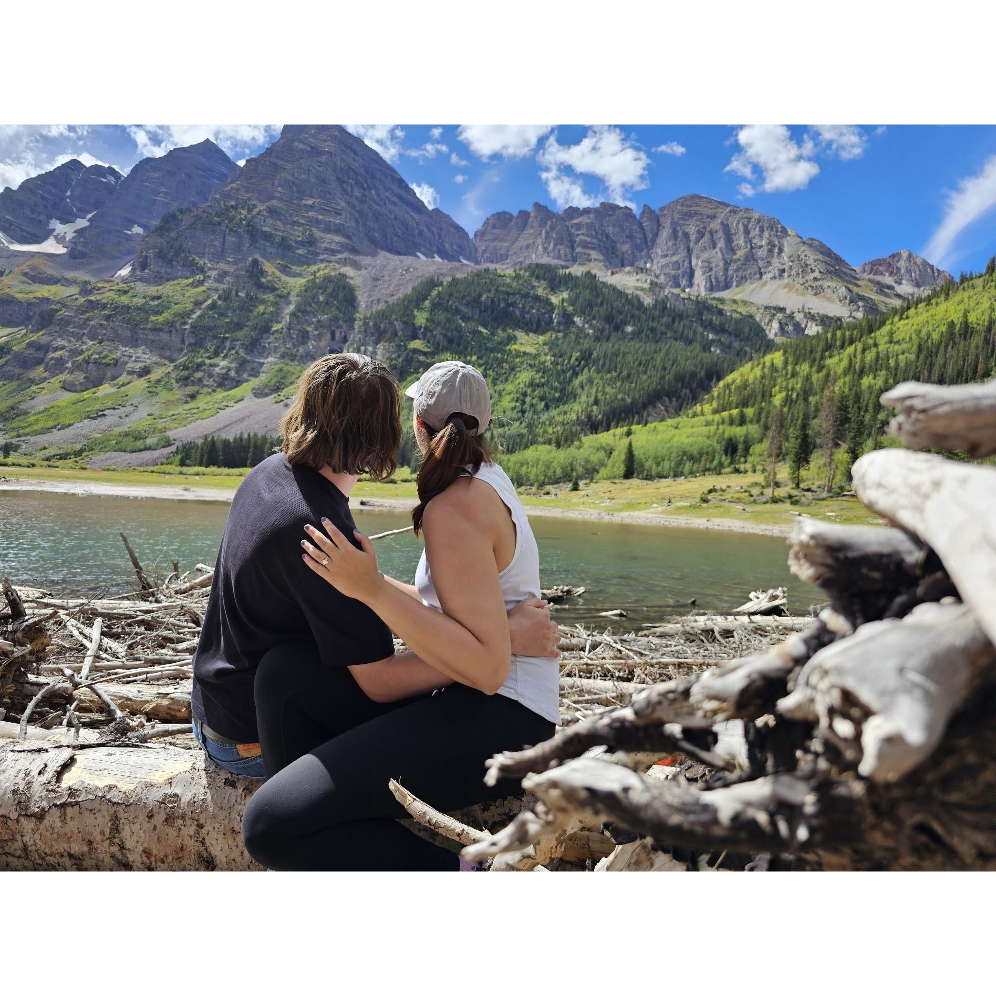Our engagement at Maroon Bells in Aspen