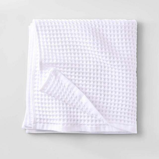 Waffle Bath Towel White - Casaluna™