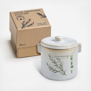 Farm To Table Rosemary Herb Jar