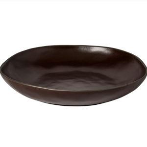 Stoneware Pasta Serving Bowl 14", Port