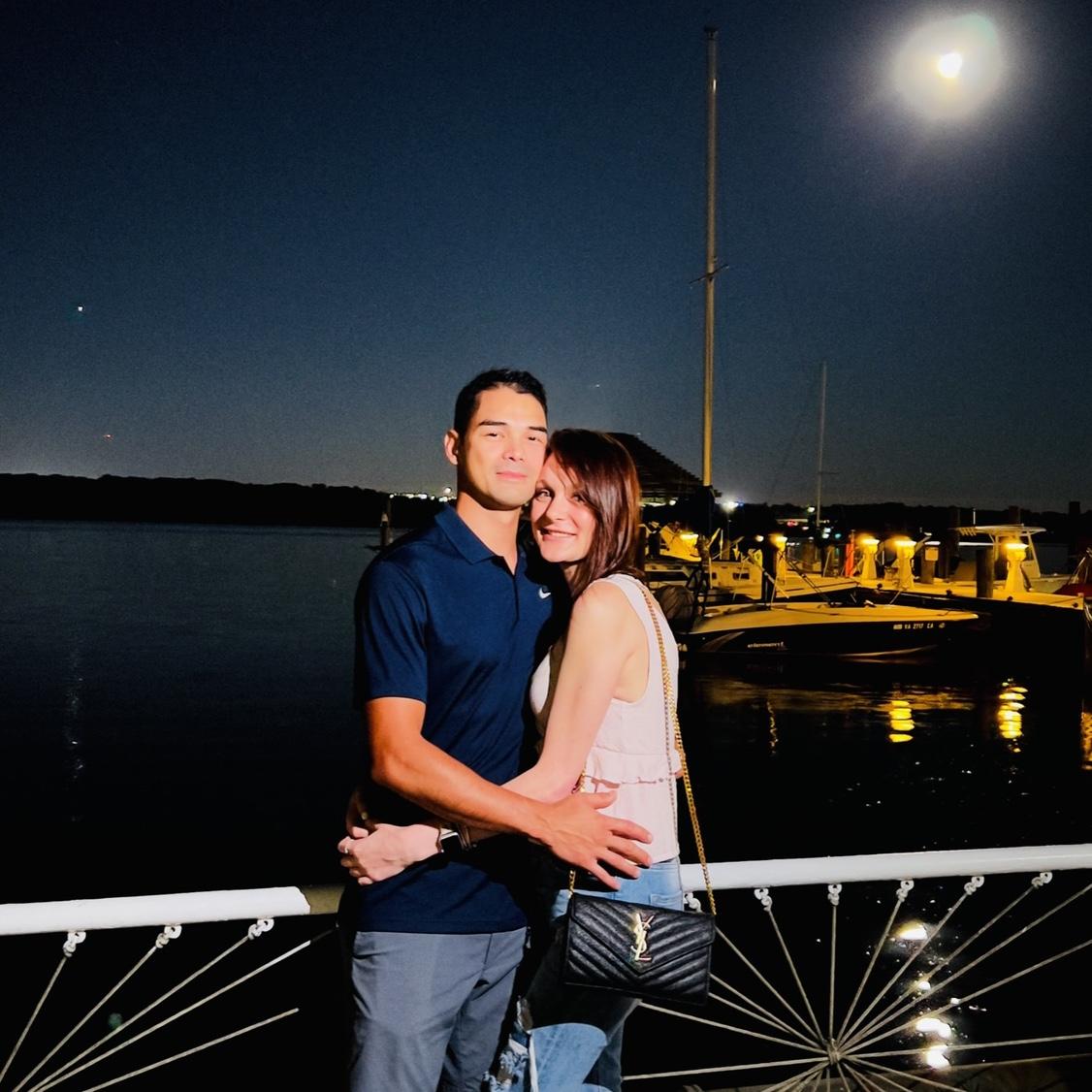 Our first picture taken together