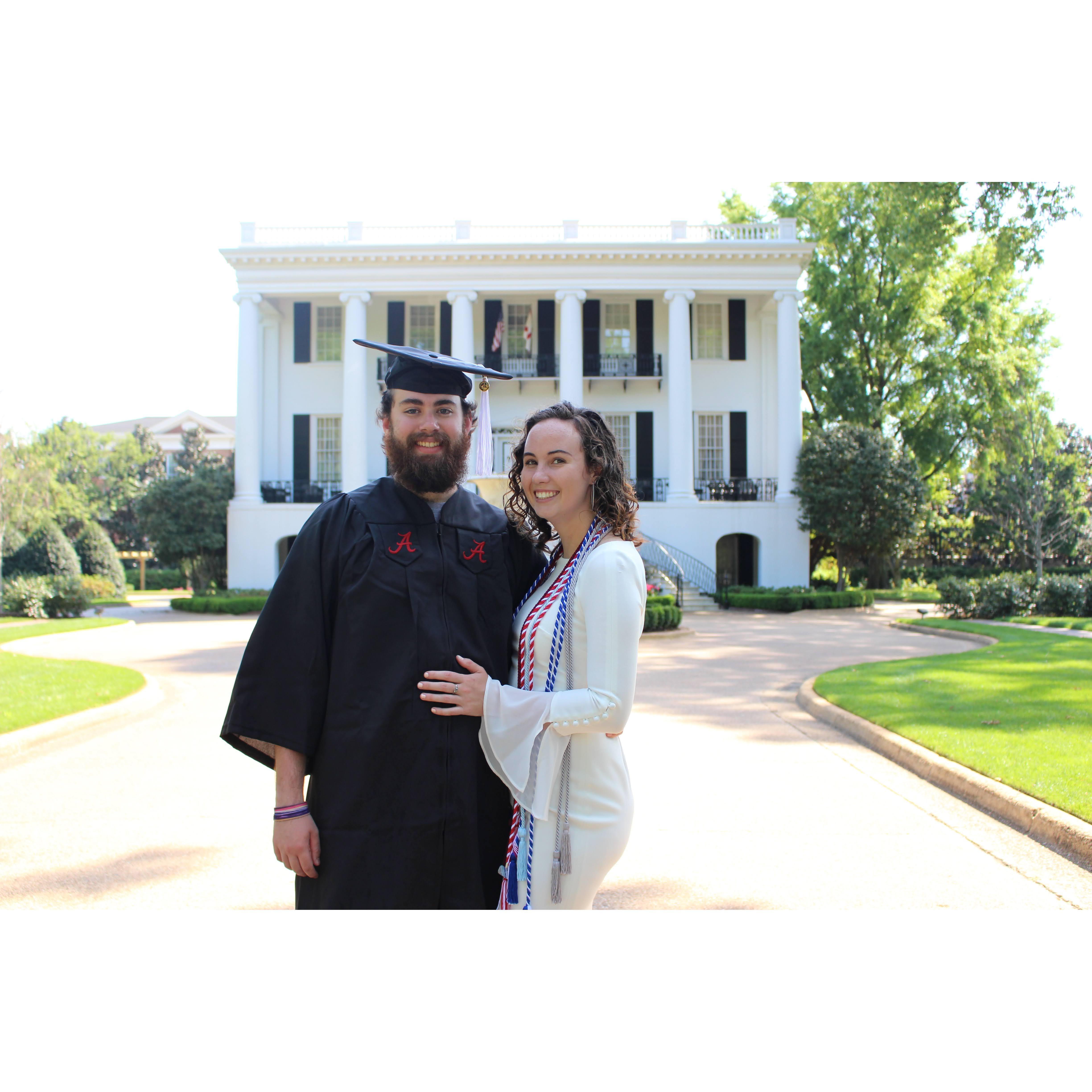 4/5/20: Graduation pictures after finishing undergrad
