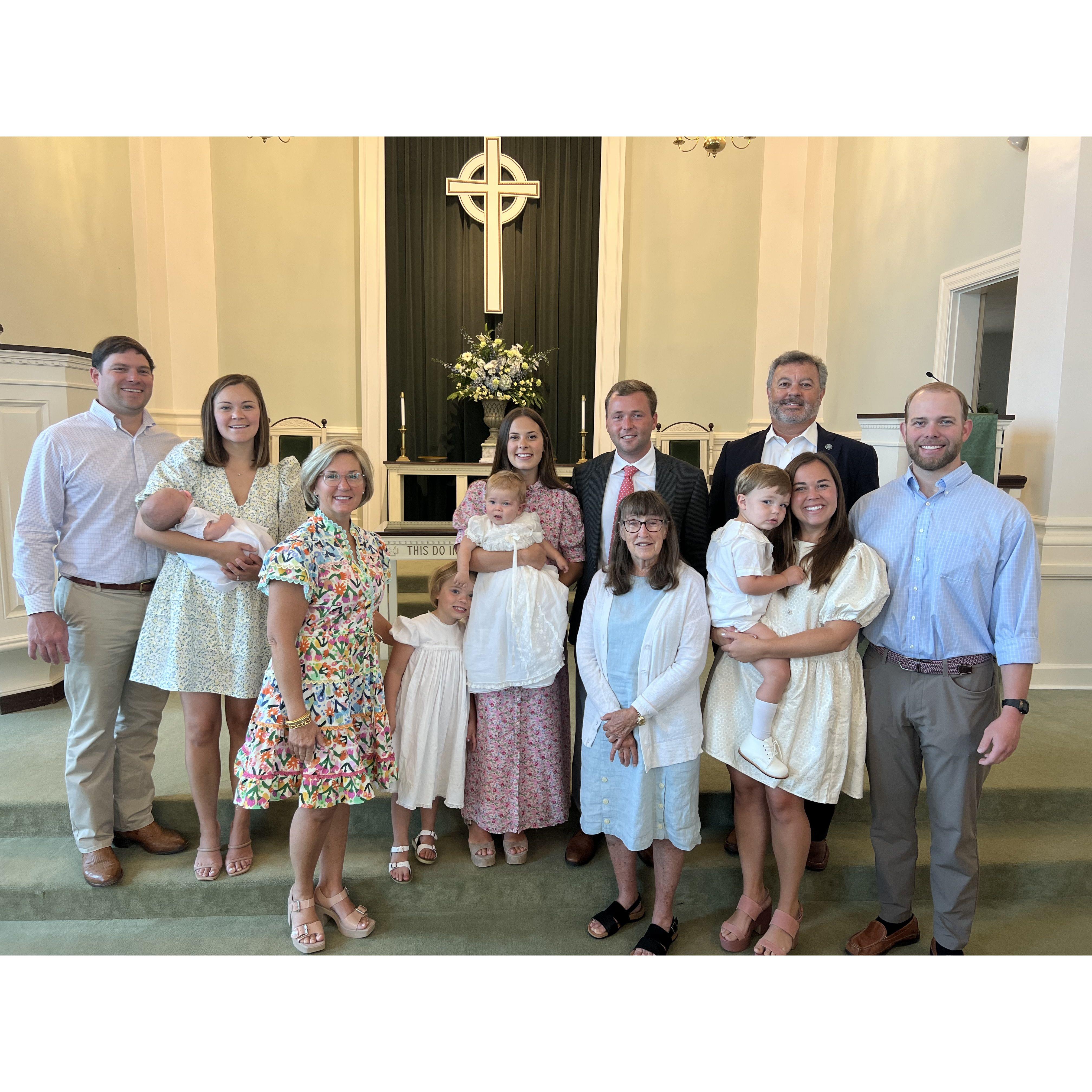 Lyle's baptism!