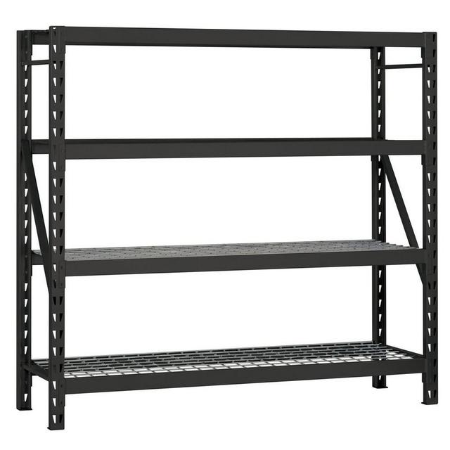 77 in. W x 78 in. H x 24 in. D Steel Garage Shelving Unit