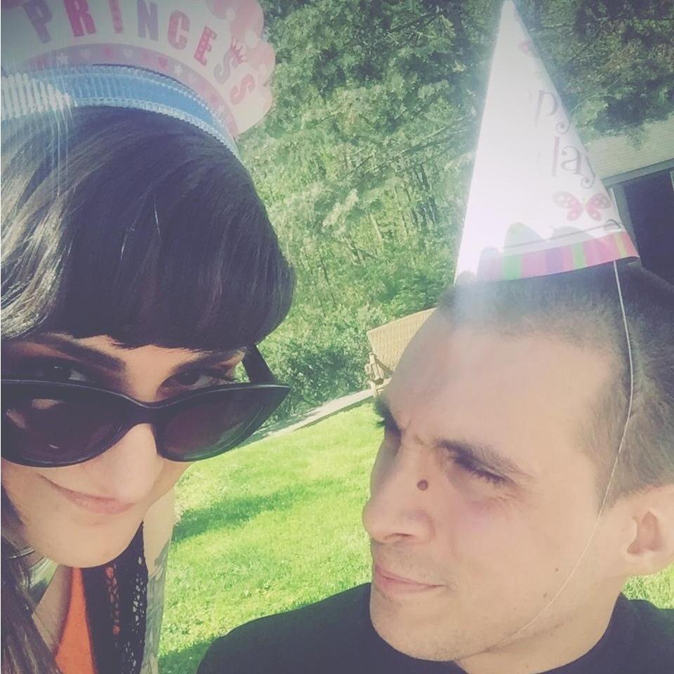 Partying princess style at Carrisa's 28th birthday party <3
