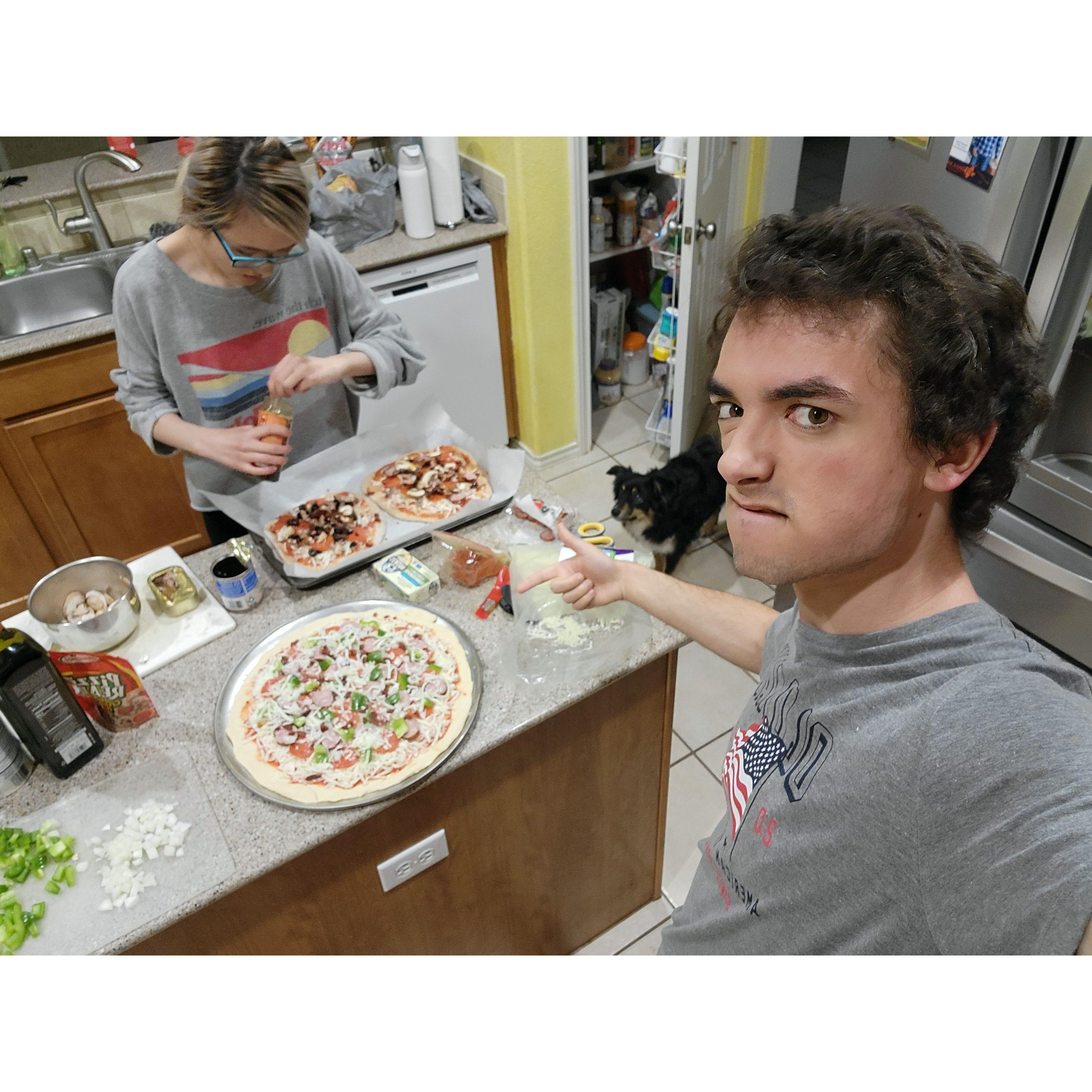 Second year of NYE pizzas