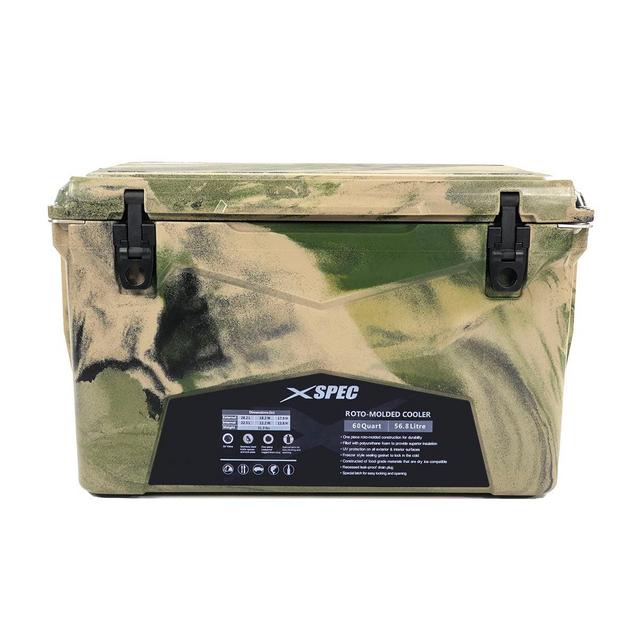 Xspec Pro Roto-Molded 60 Quart High Performance Cooler, Camouflage