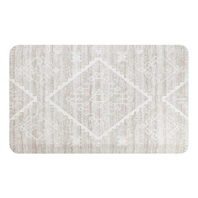 House of Noa Nama Standing Mat – Anti-Fatigue Cushioned Kitchen Mats for Floor | Ergonomic Bounce-Back Foam Kitchen Mats | Anti-Fatigue Mats for Kitchen & Standing | Ula Driftwood | 22"x36"