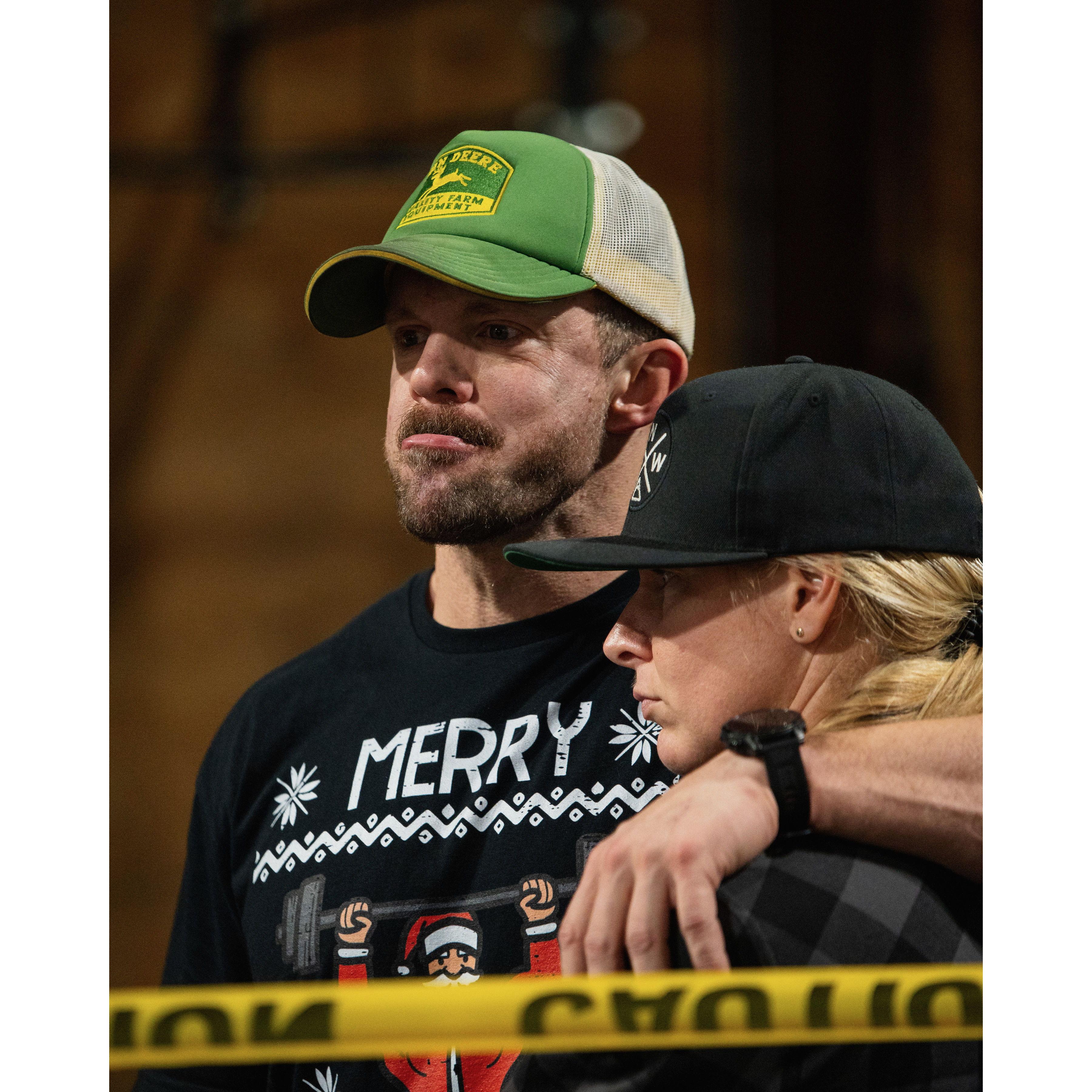 Getting in the zone before couples CrossFit competition