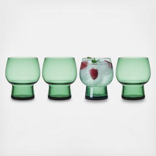 Phoebe Double Old Fashioned Glass, Set of 4