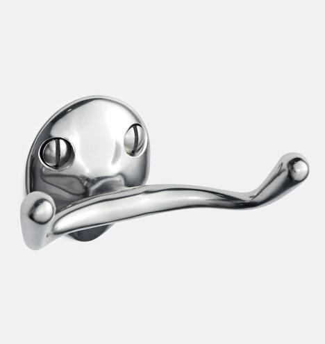 Linfield Double Hook - Chrome