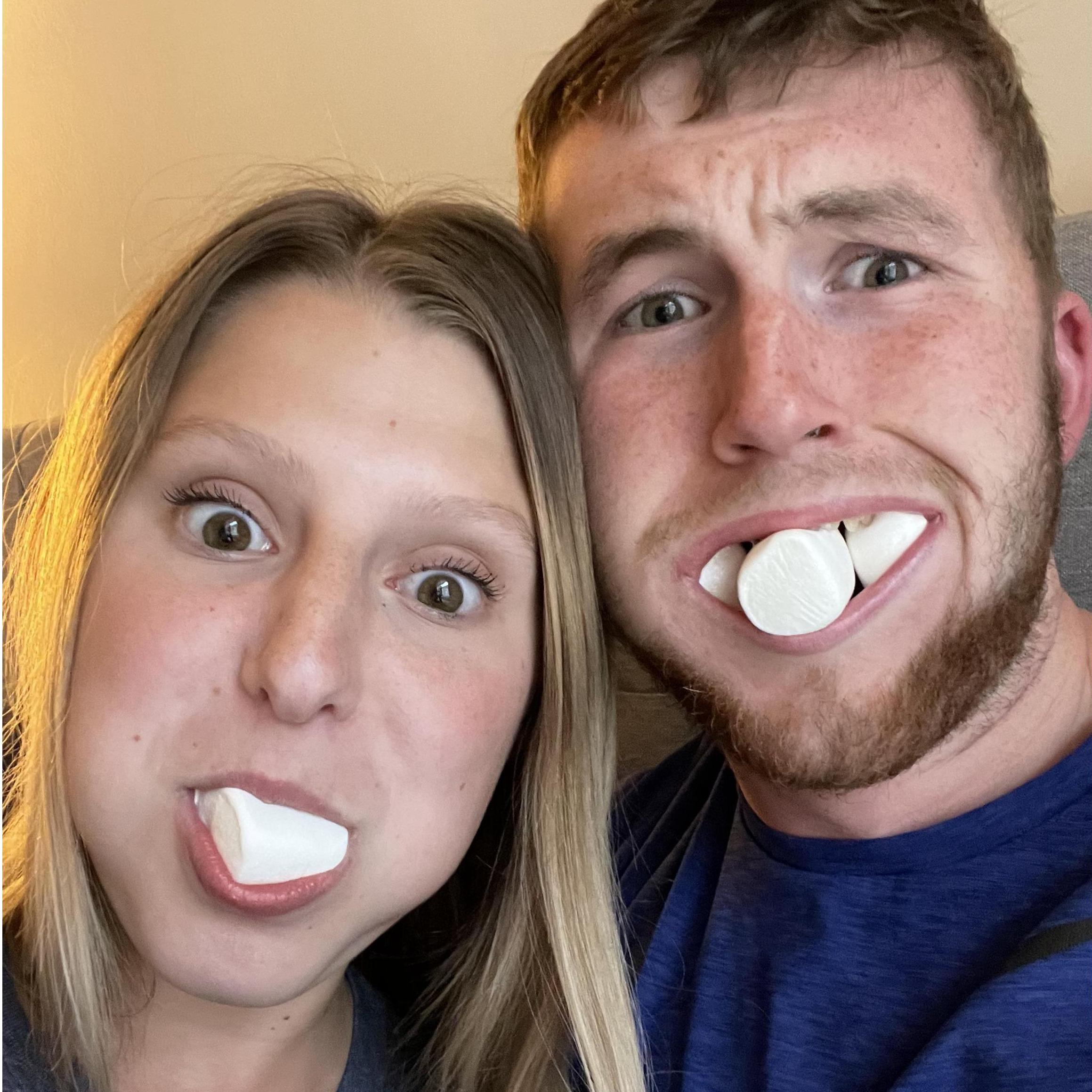 Adventure Challenge Date! (The date was to see how many marshmallows you could stuff in your mouth and then bad lip-read your favorite show)