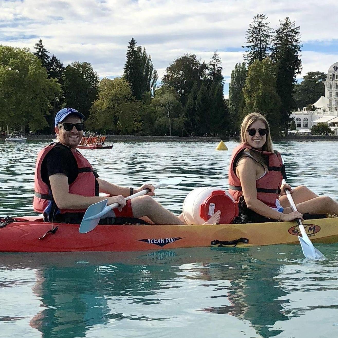 Ugh, this was the MOST BEAUTIFUL lake I've ever seen (Annecy France)