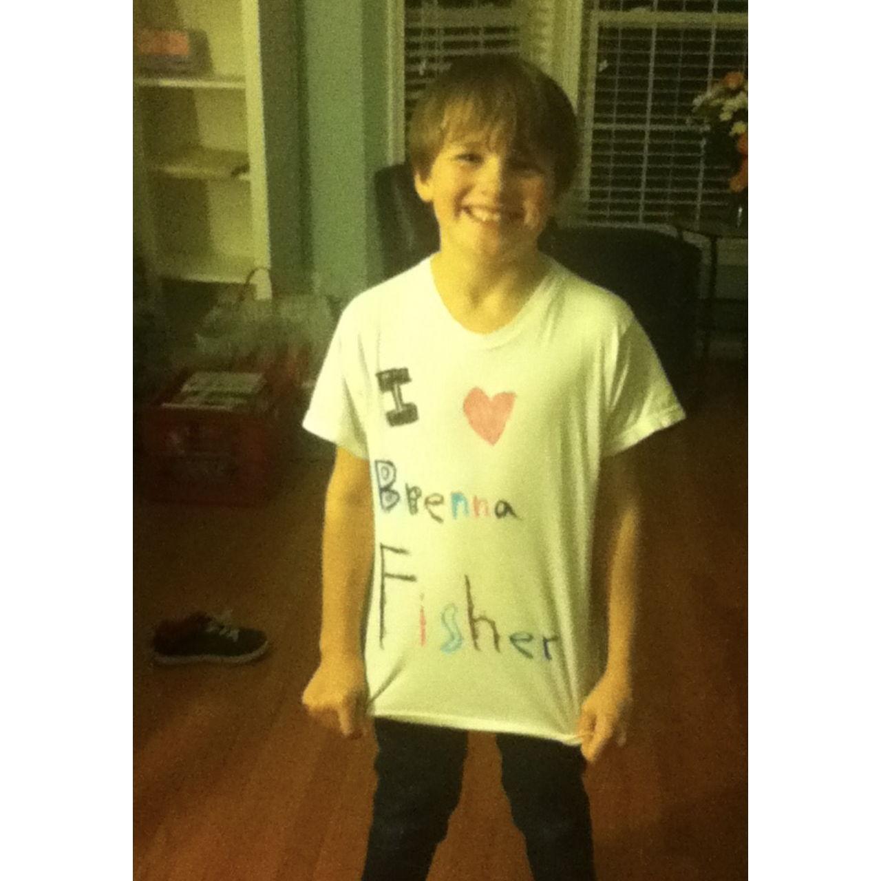 Olivia supporting Brenna's theater career