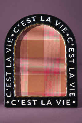 Claudette Text Stoneware Picture Frame