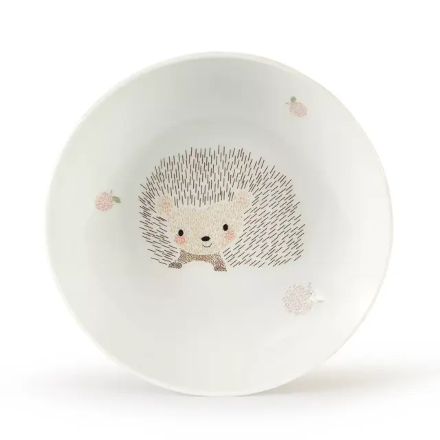 Müslischale mit Igelmotiv, Porzellan, ø 18 cm, H 4,5 cm