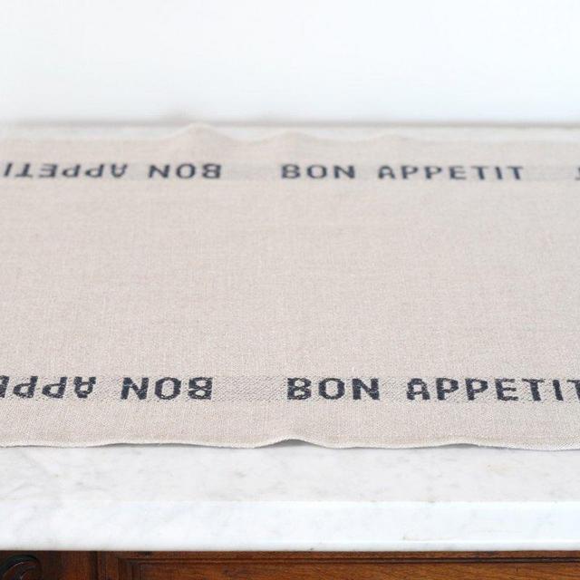 Linen Bon Appetit Table Runner
