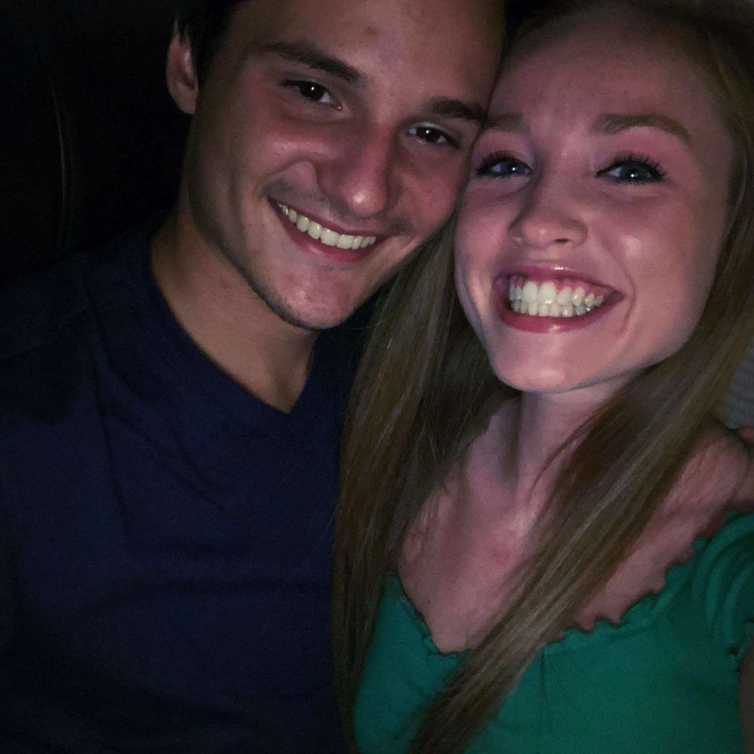 Our first night out together