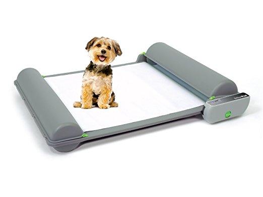 BrilliantPad Self-Cleaning, Automatic Indoor Dog Potty (MACHINE ONLY, MUST BUY ROLLS SEPARATELY, 50% OFF 2-PACK PROMO AVAILABLE)