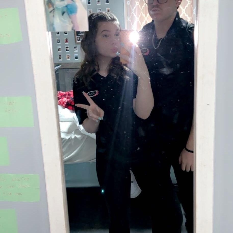 Our first day of work together !