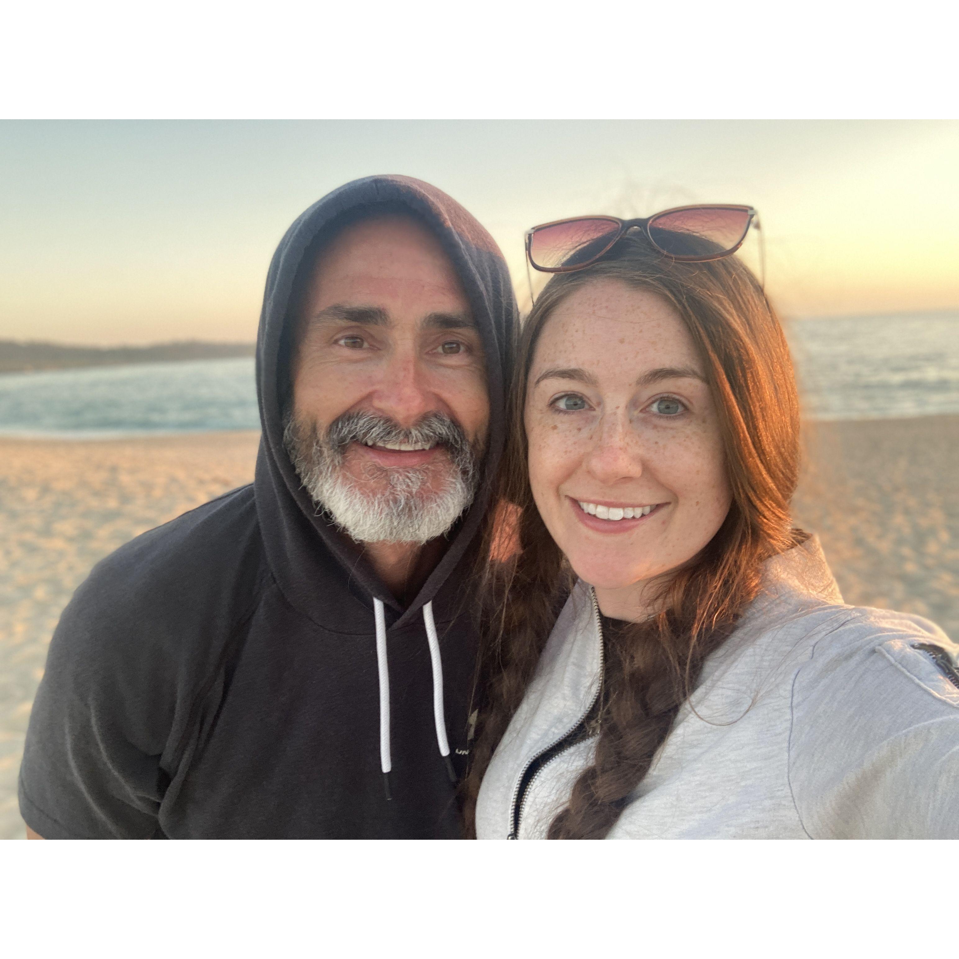 sunset beach walk... so grateful to live just minutes from the ocean