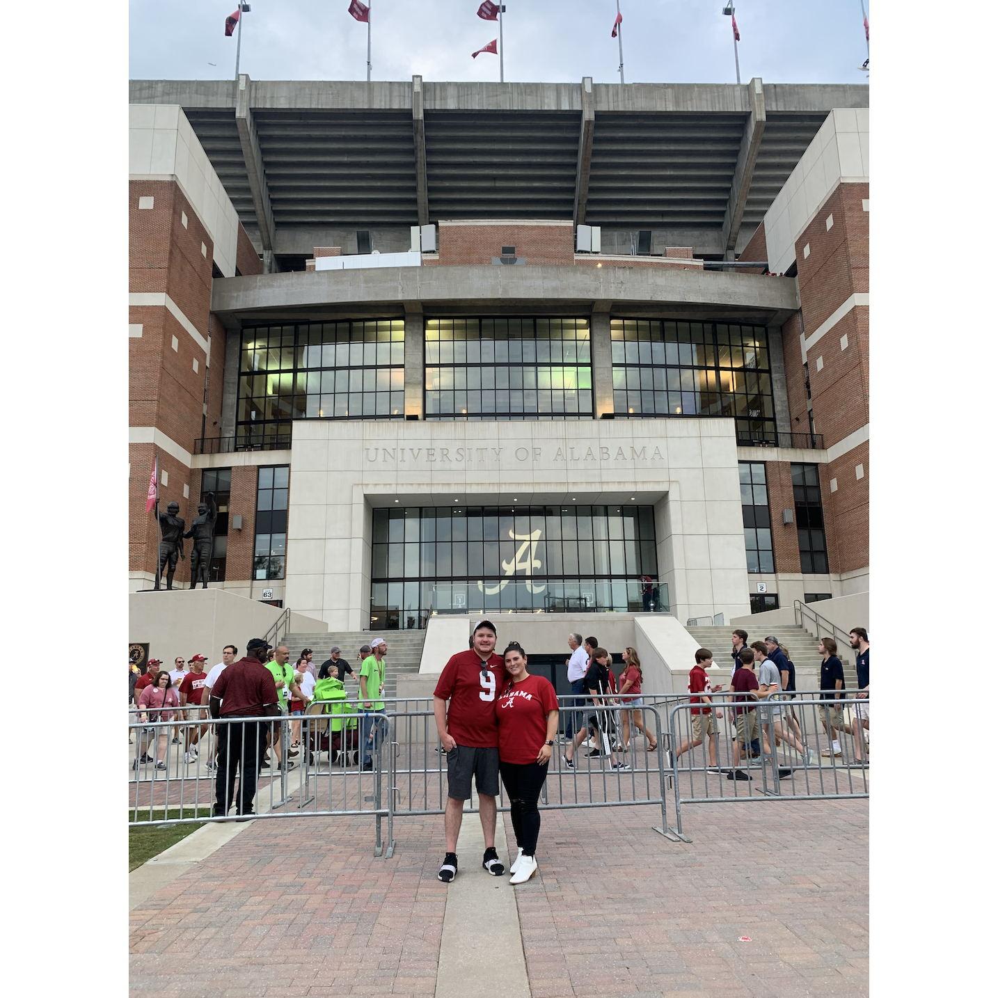 Our first time in Tuscaloosa- Roll Tide!