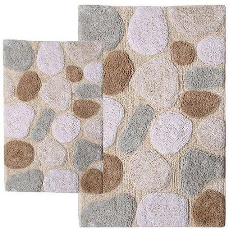 Pebbles 2pc Bath Rug Set