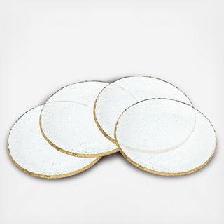 Frosted Dessert Plate, Set of 4