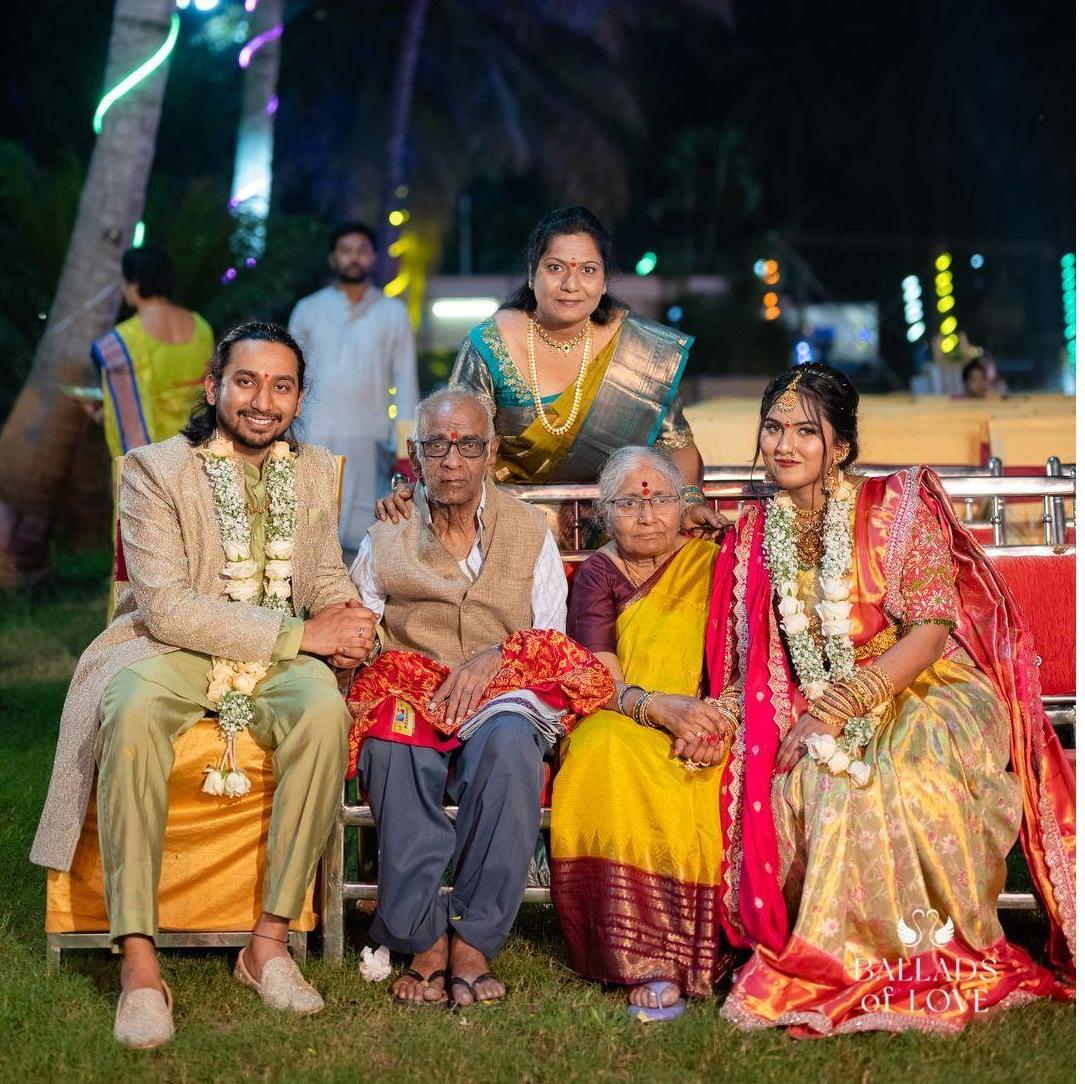 Generations of love, my grandparents, who’ve waited a lifetime for this moment. 💖