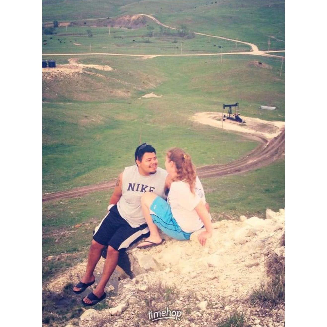 Where it all started. Our first picture together. Some place we called Open Range in outer Hays, Ks.
Circa 2012