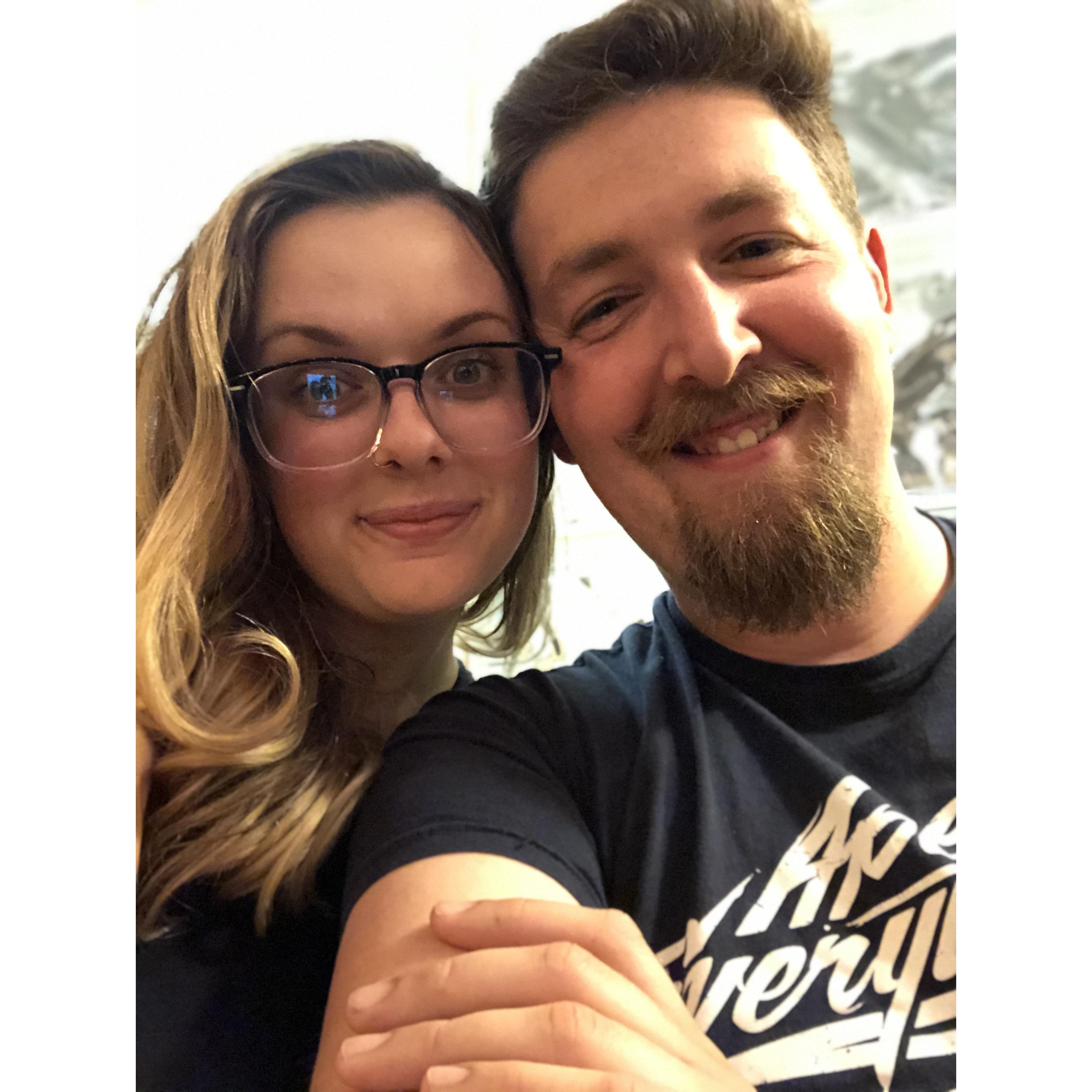 A dinner date night to watch my incredible friend play live music... and being asked how long we’ve been married. It didn’t take long for us to see it too ❤️
