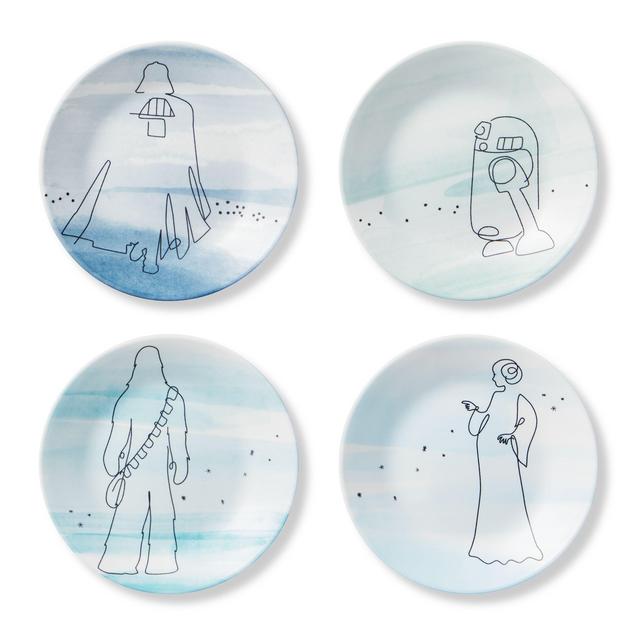 Corelle®6.75" Appetizer Plates 4-pack: Star Wars™