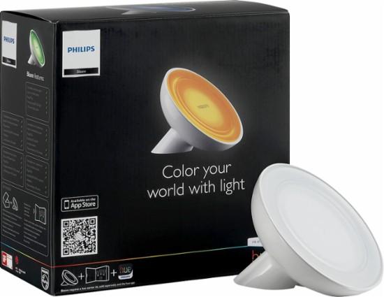 Philips - Hue Bloom Dimmable LED Smart Table Lamp - White