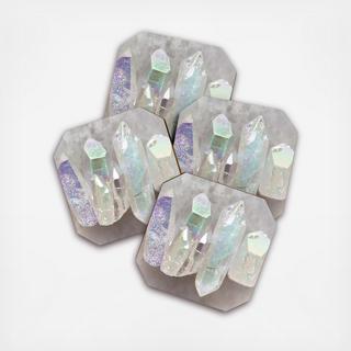Raw Crystals Coaster, Set of 4