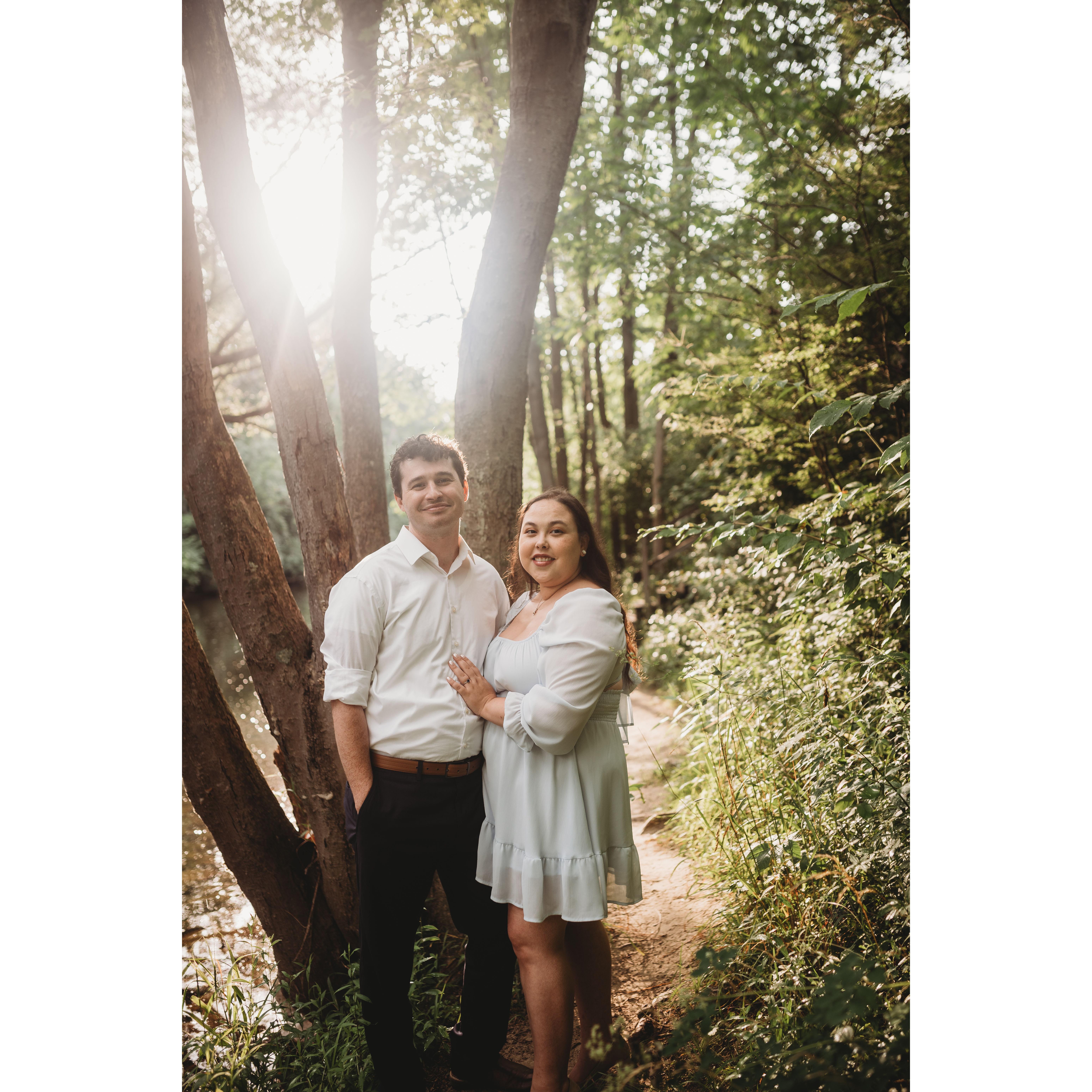 Engagement Photos at Yates Cider Mill July 2022