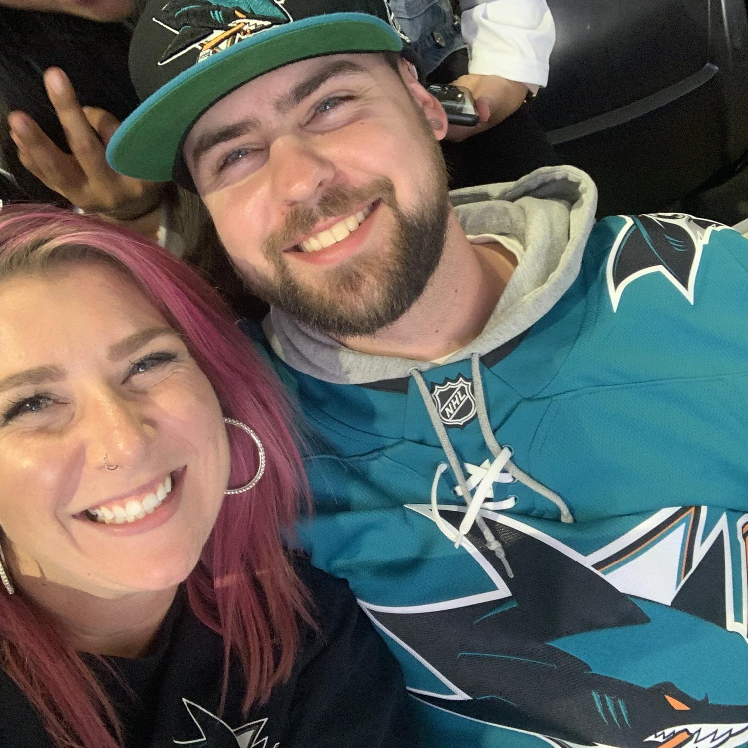 Our First Date <3 Sharks Game!