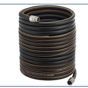 Giraffe Tools Garden Hose 5/8", Custom Length, Heavy Duty, No Kink, Flexible, Rubber Garden Hose, Leakproof Water Hose, 600 Burst PSI, 100ft Hose