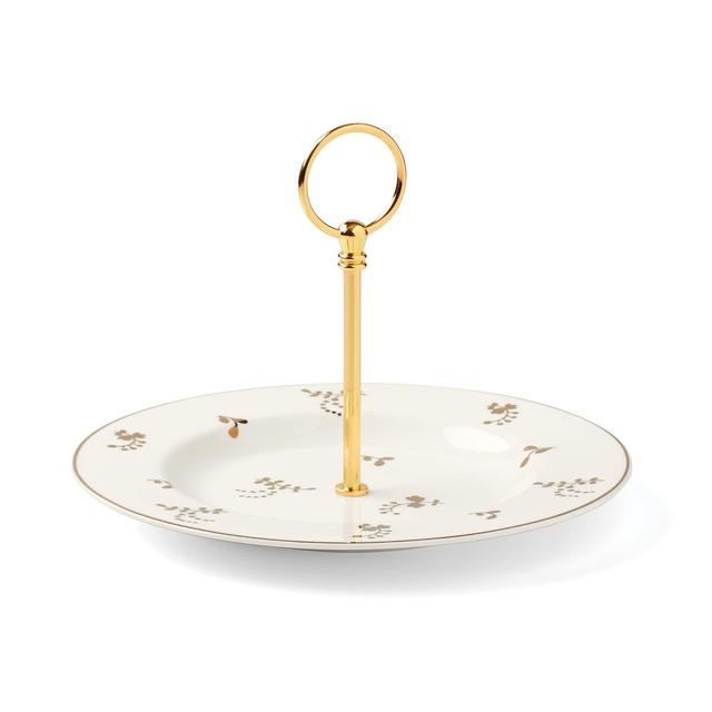 Lenox Opal Innocence Flourish Serving Plate, 1.30 LB, White