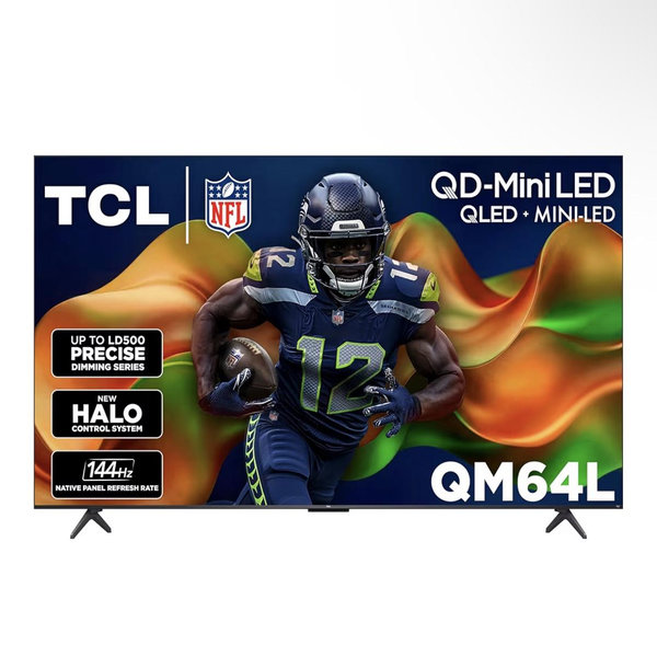 TCL 65 Inch Class QM64L Series | Mini LED QLED 4K HDR | 65QM64L, 2026 Model | 120HZ-144HZ High Brightness Smart Fire TV Dolby Atmos Onkyo Audio | Voice Remote with Alexa+ Gaming Streaming Television