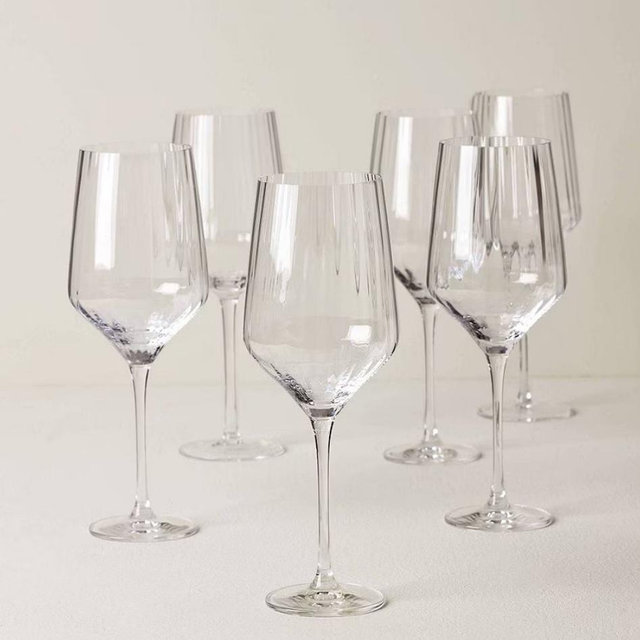 Lenox Tuscany Classics Angled Optic Wine Glasses, Set of 6