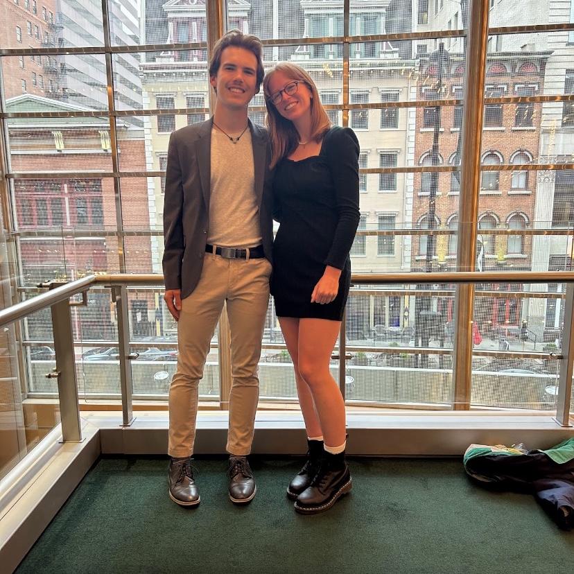 Our first time seeing a musical together, we saw Hadestown! Cody proposed using a line from this musical:)