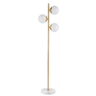 Holloway Floor Lamp White/Gold