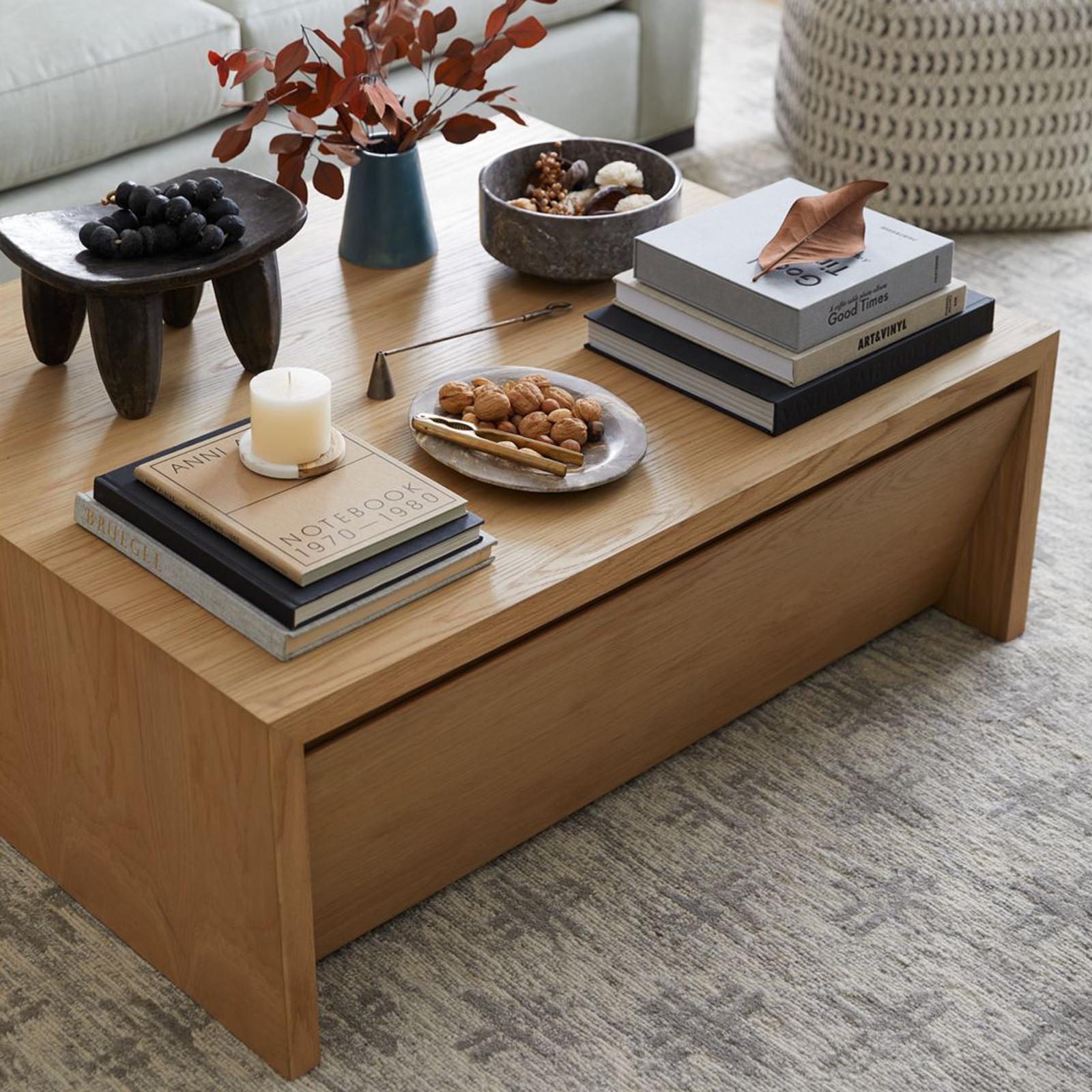 Crate and Barrel, Vander Storage Coffee Table Zola