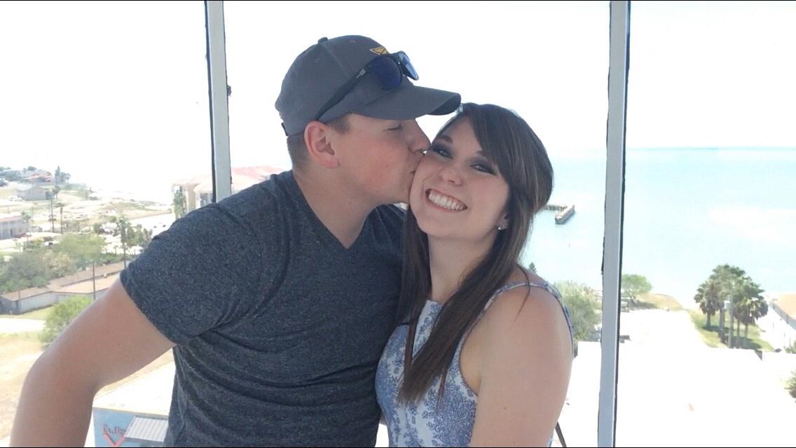 One of our stops on our Texas vacation, Port Isabel, TX. This picture was taken at the top of the light house...it was sooo hot!