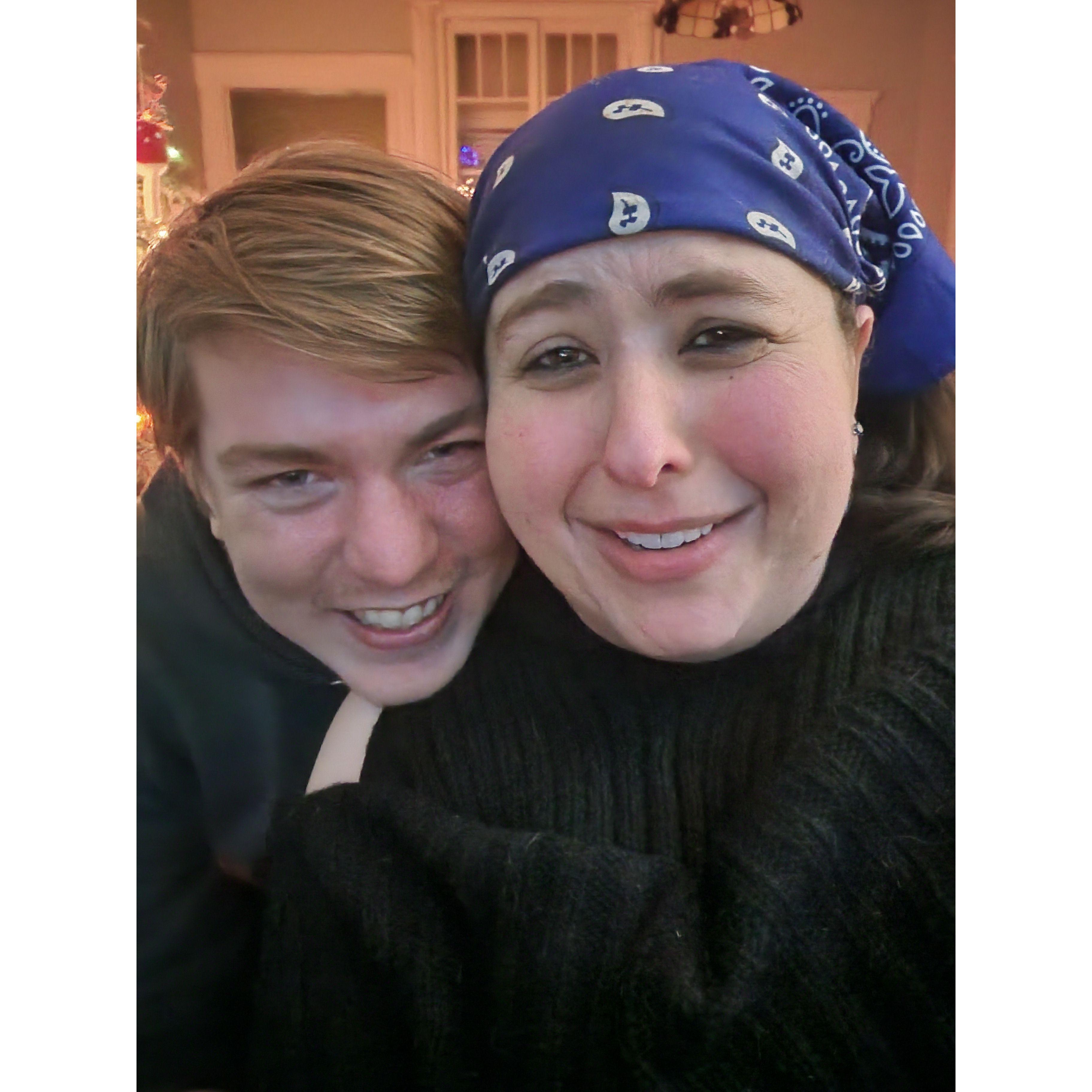 Don't ask what happened to make us make these faces.