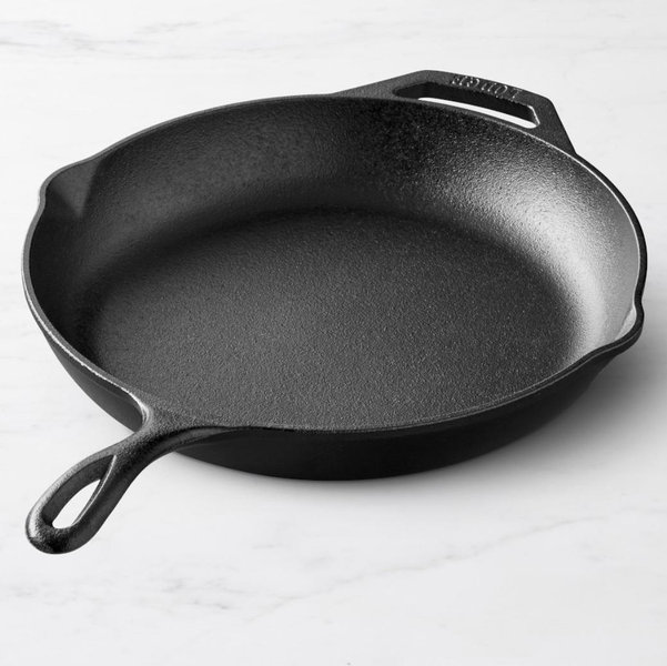Cuisinel 12‑Inch Cast Iron Skillet – Pre‑Seasoned Frying Pan with Assist Handle & Silicone Handle Holder – Oven, Stovetop, Grill & Campfire Safe Cookware – PFAS & PFOA‑Free