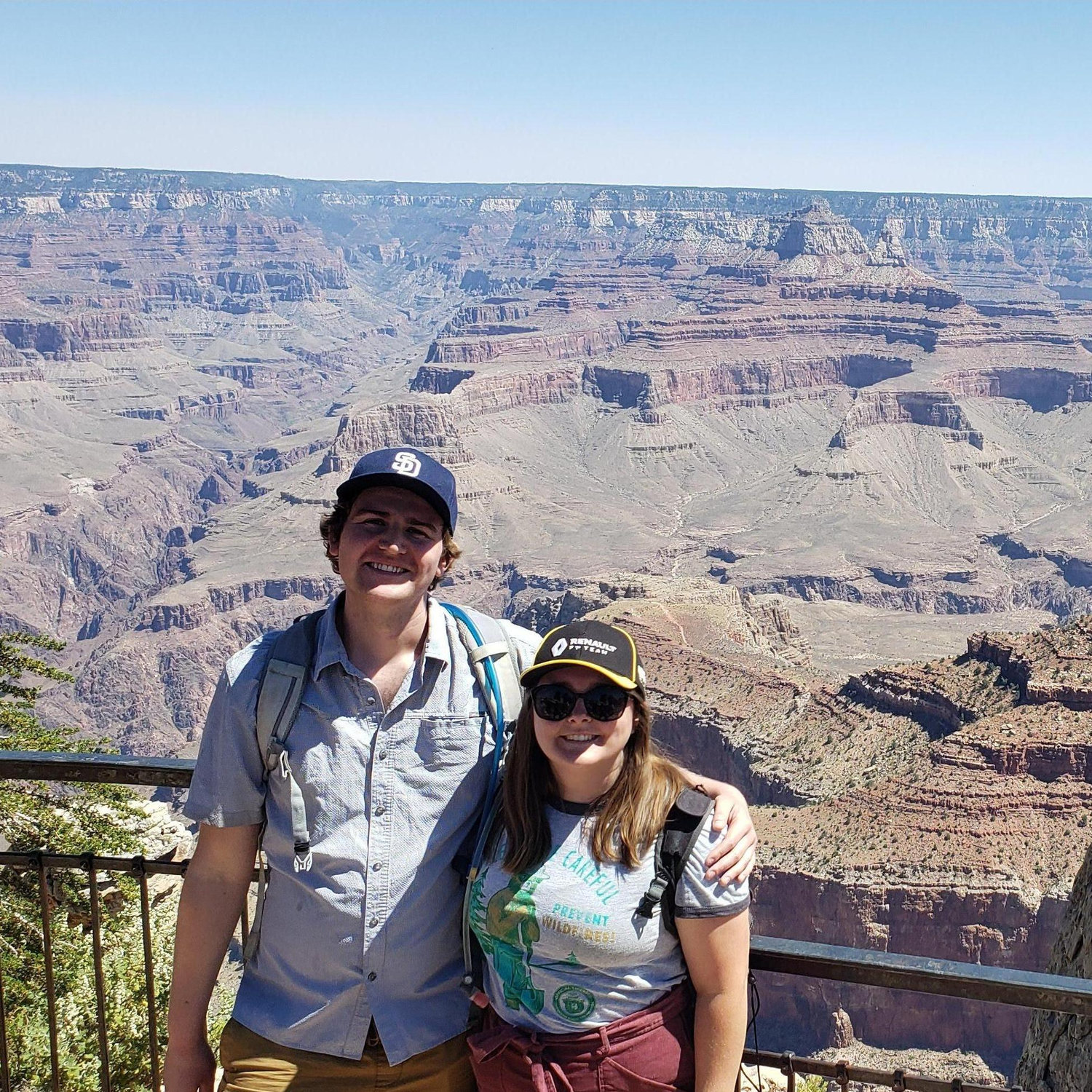 We traveled to the Grand Canyon with Isaac's family in 2019.